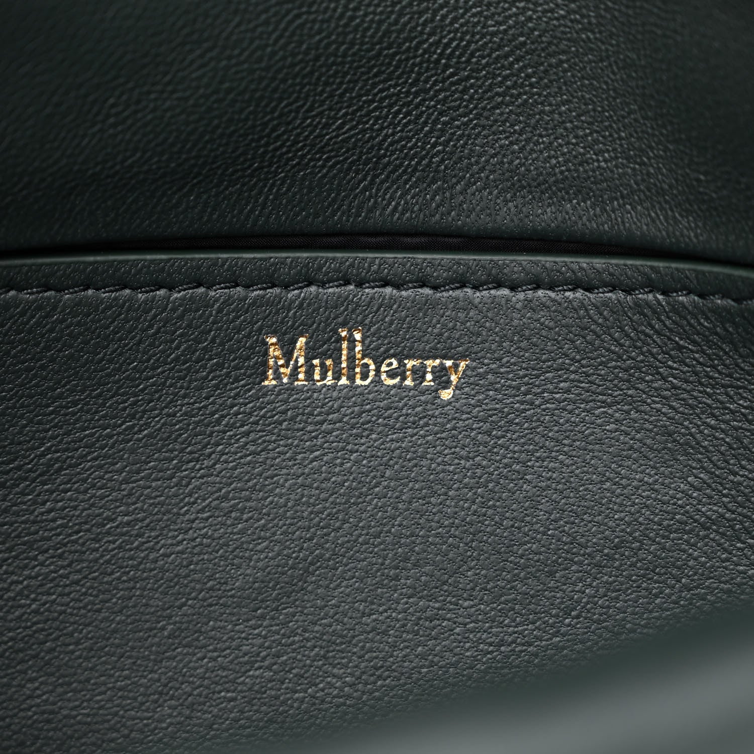 Mulberry Nappa Pillow Quilted Little Softie Bag Green 6 of 10