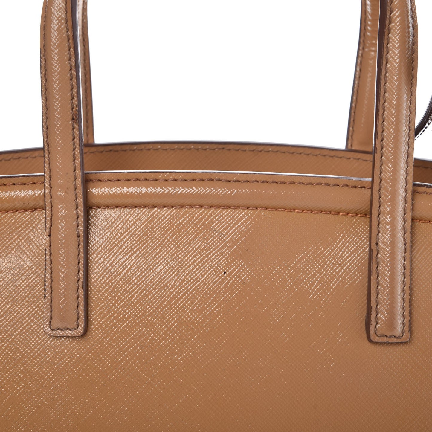 Saffiano Vernice Shopping Tote Cammeo
