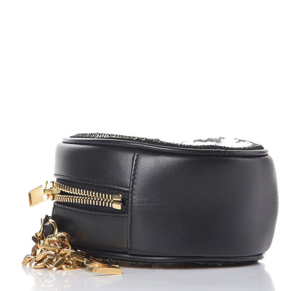 Saint Laurent Sequin Small Bubble Chain Crossbody Black 4 of 8