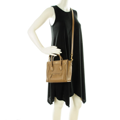 Celine Smooth Calfskin Nano Luggage Camel 2 of 7