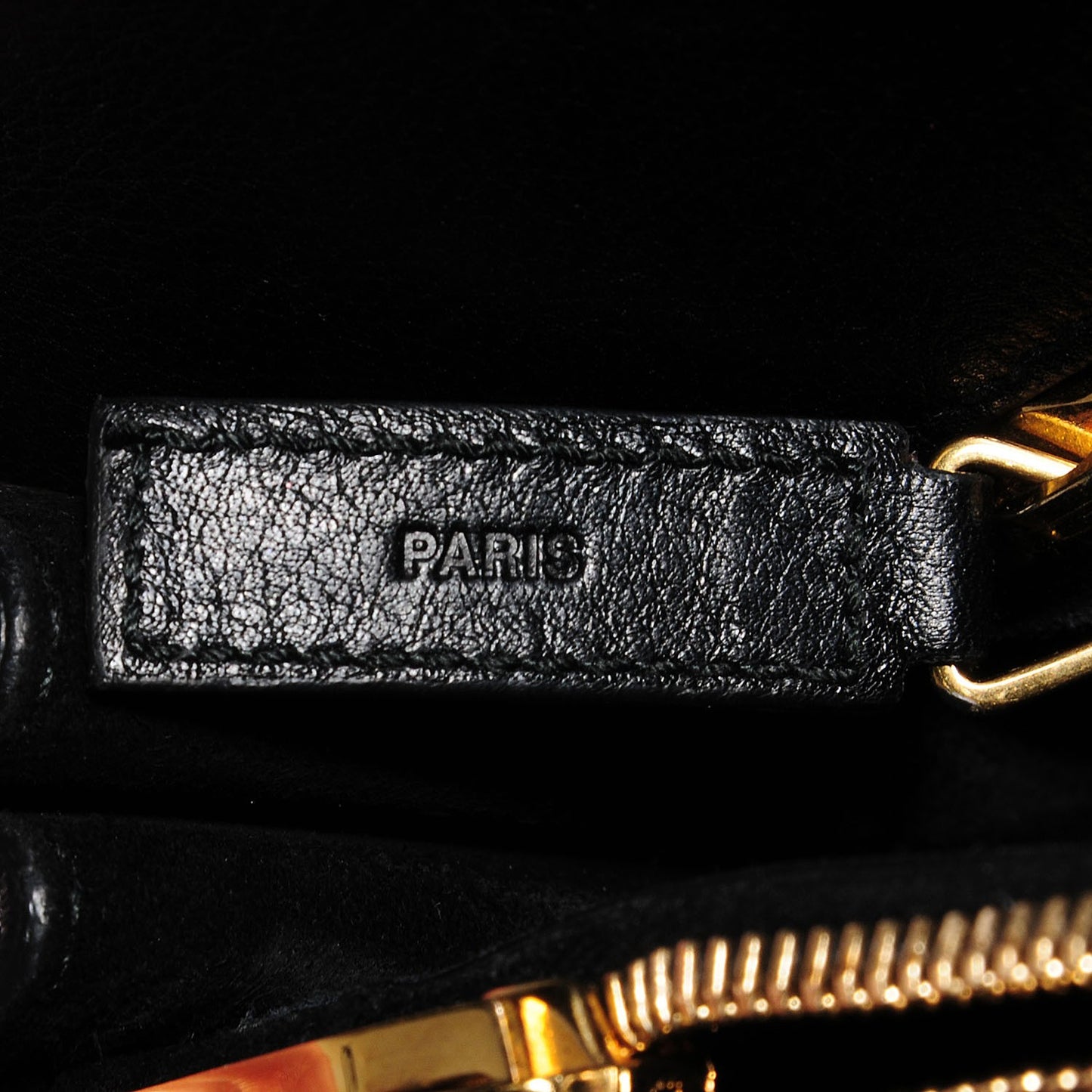 Calfskin Small Sac De Jour Black
