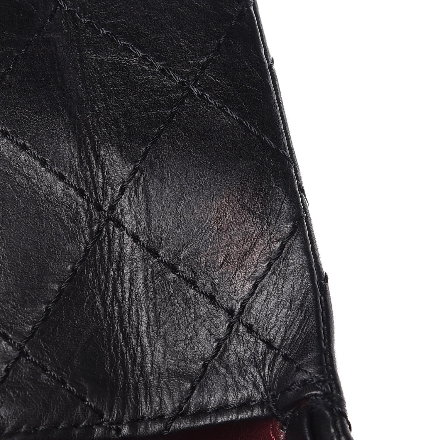 Chanel Aged Calfskin Quilted 50th Anniversary 2.55 Reissue 226 Flap Black 8 of 10