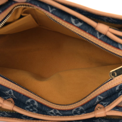 Louis Vuitton Denim Raye Porte Epaule MM 5 of 8
