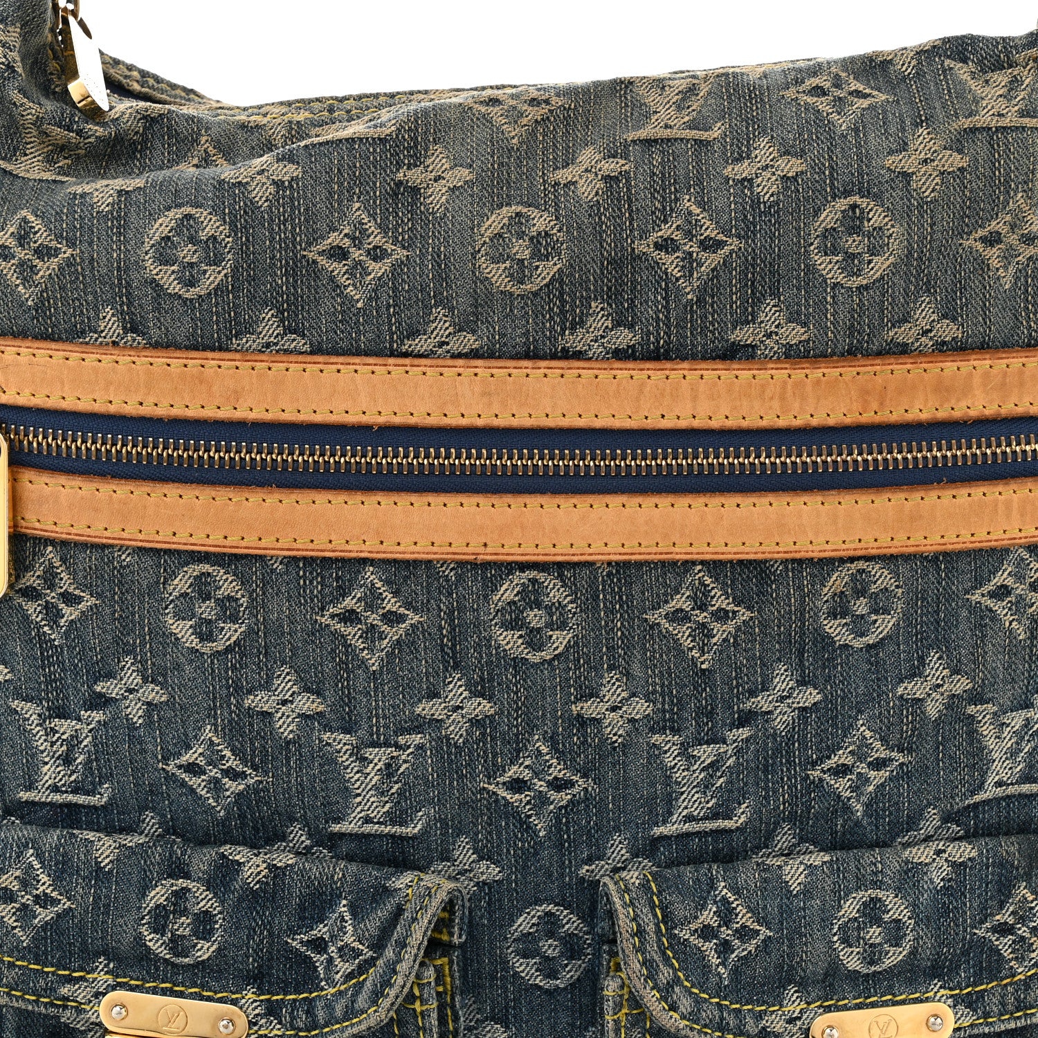 Louis Vuitton Denim Baggy GM Blue 7 of 10