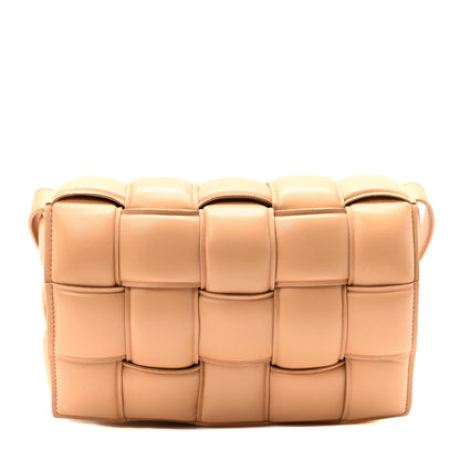 Bottega Veneta Nappa Maxi Intreccio Padded Cassette Crossbody Bag Almond 1 of 9