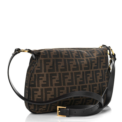 Fendi Zucca Vitello Chef Crossbody Bag Tobacco Moro 3 of 9