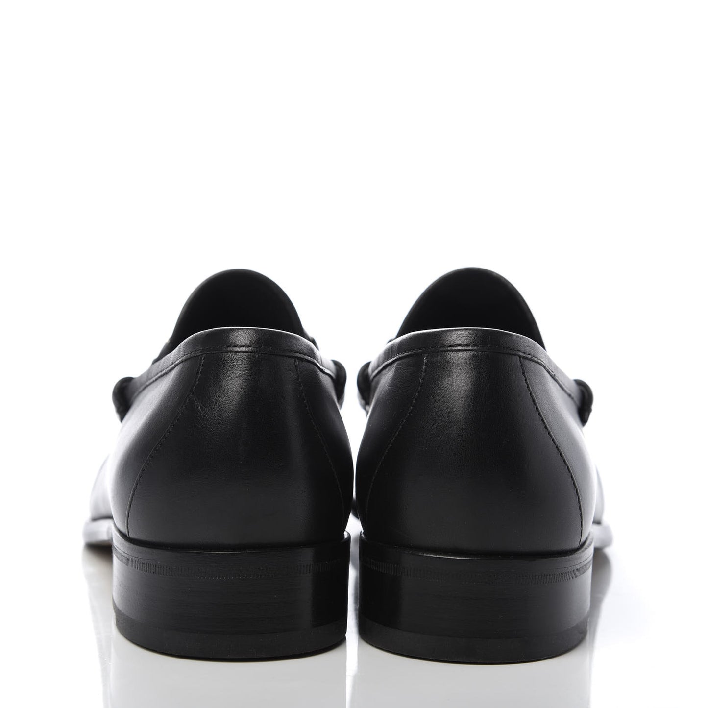 Calfskin Mens 1953 Horsebit Loafers 8.5 Black
