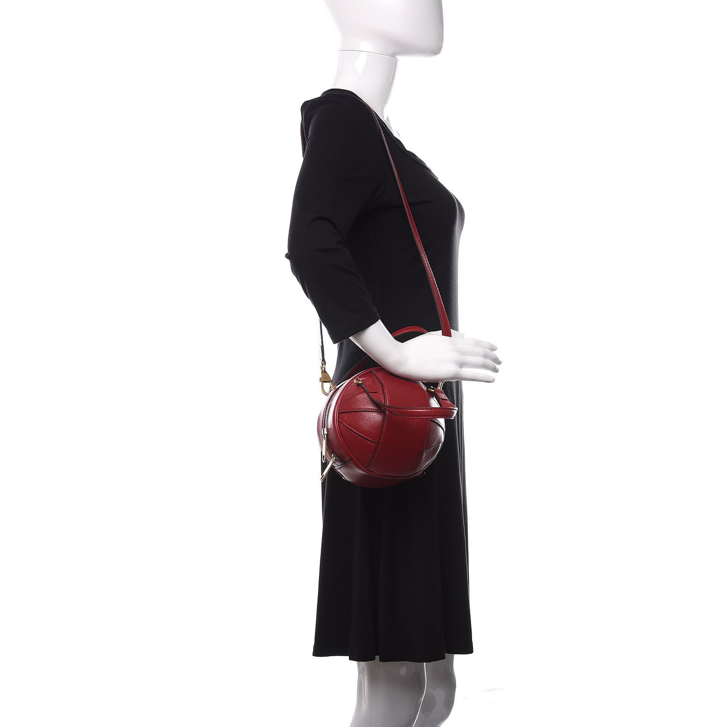 Gucci Piuma Lux Energy Mini Tifosa Basketball Shaped Shoulder Bag Romantic Cerise 2 of 11