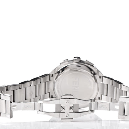 Fendi Stainless Steel 40mm Momento Chronograph Quartz Watch Black 5 of 7