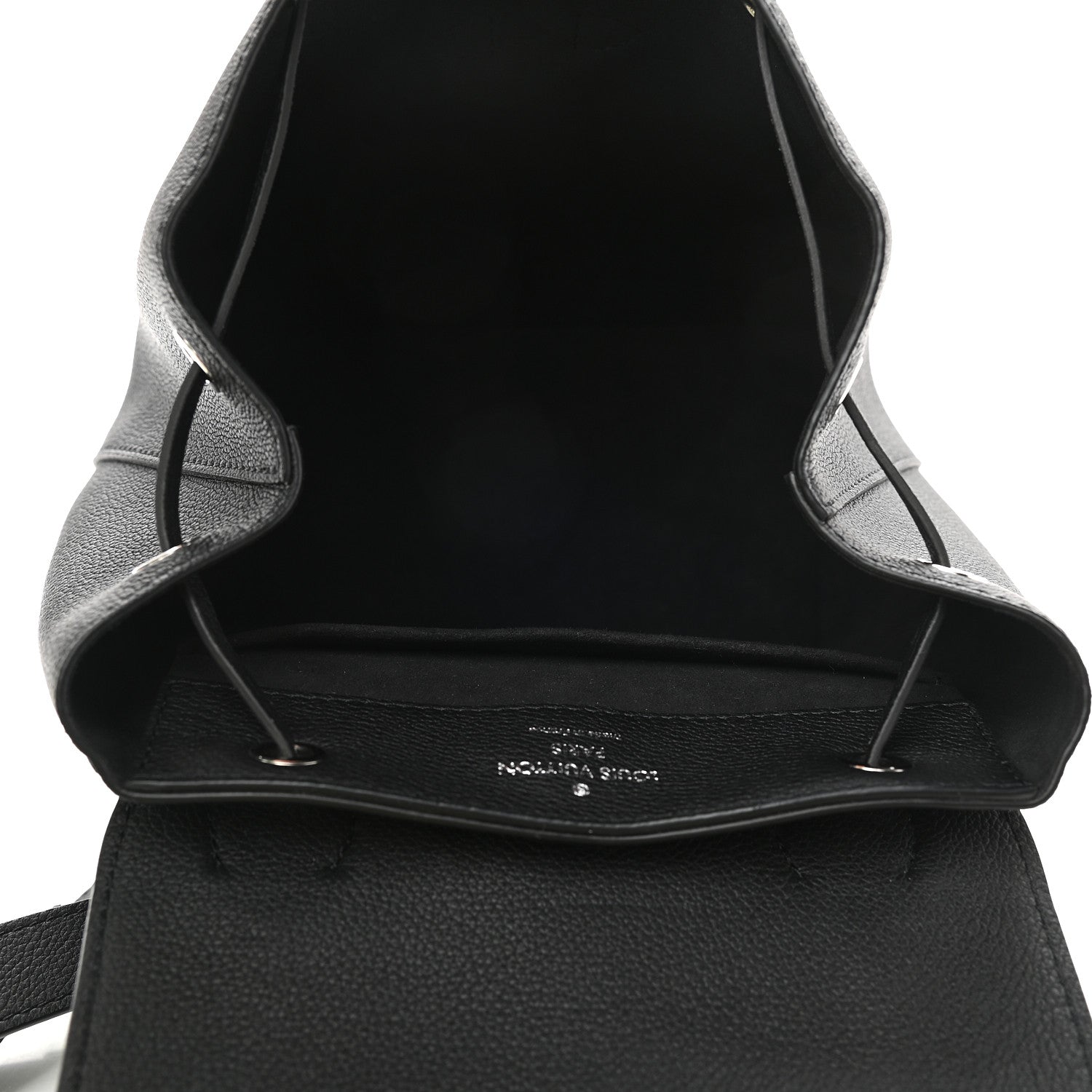 Louis Vuitton Calfskin Lockme Backpack Black 5 of 8