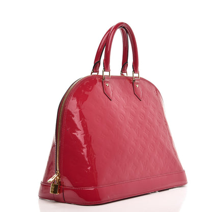 Louis Vuitton Vernis Alma GM Rose Indien 3 of 9