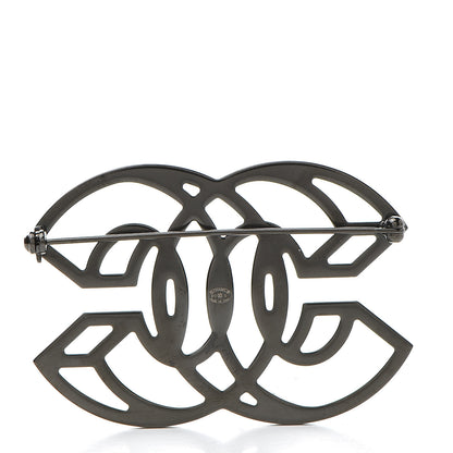 Chanel Crystal 3D CC Brooch Red 3 of 4