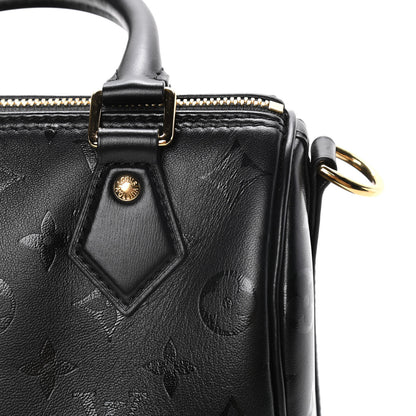 Louis Vuitton Monogram Ink Speedy BB Black 9 of 10