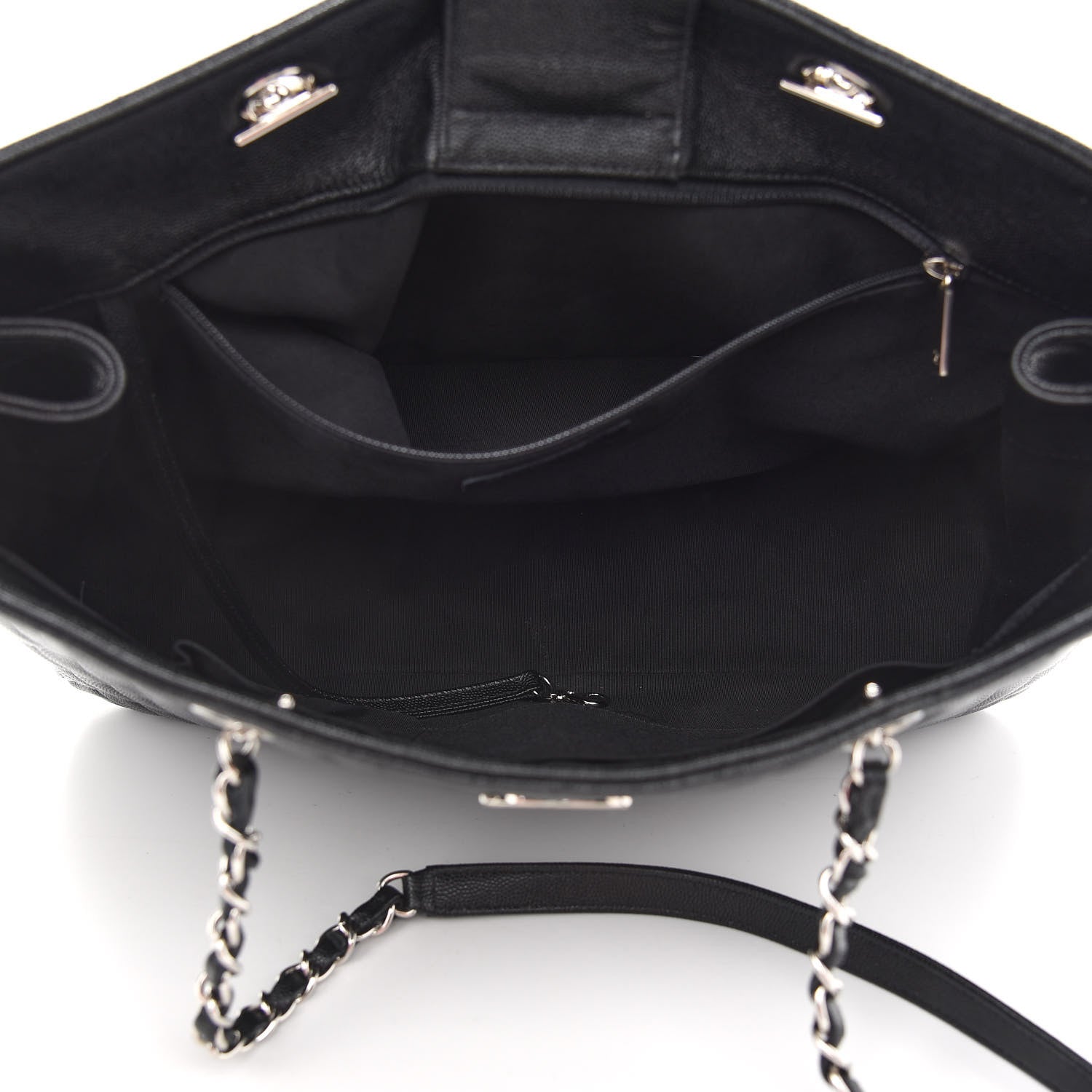 Chanel Caviar Quilted Large Shopping Tote Black 5 of 9