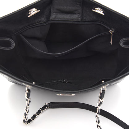 Chanel Caviar Quilted Large Shopping Tote Black 5 of 9