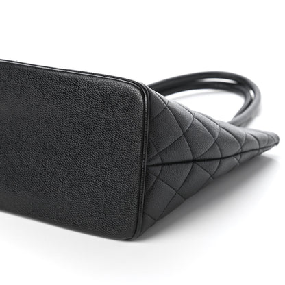 Chanel Caviar Quilted Medallion Tote Black 7 of 10
