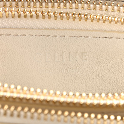 Celine Lambskin Small Trio Crossbody Bag White 7 of 13