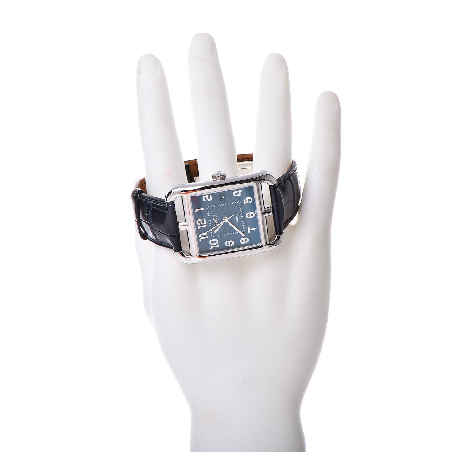 Stainless Steel Alligator 36mm Cape Cod Automatic Watch Bleu Saphir