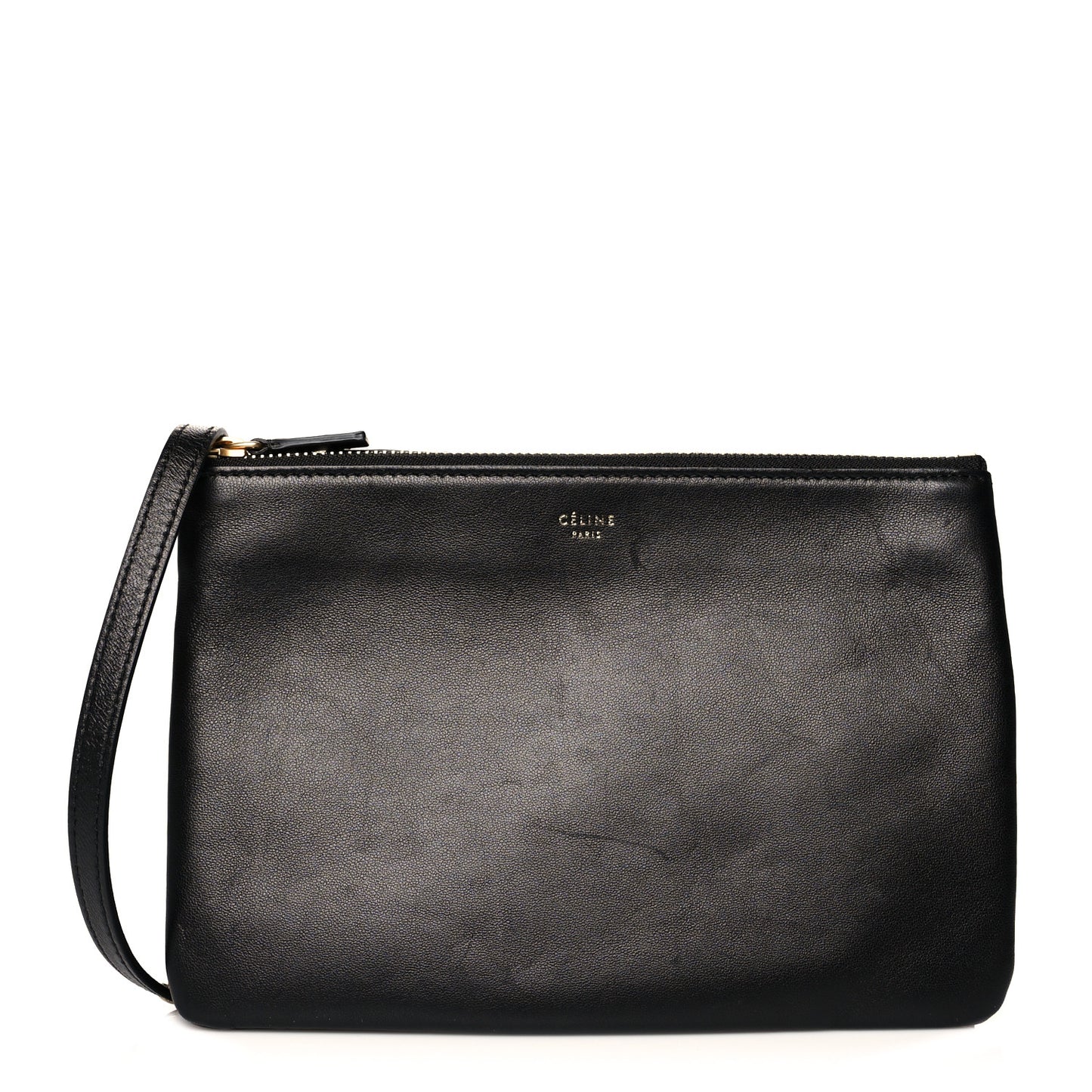 Lambskin Small Trio Crossbody Bag Black
