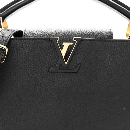Louis Vuitton Taurillon Capucines BB Black 7 of 9