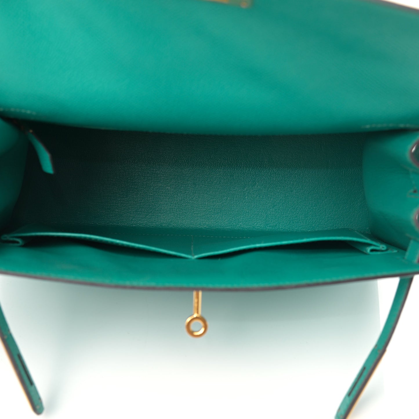 Epsom Kelly Sellier 28 Bleu Paon