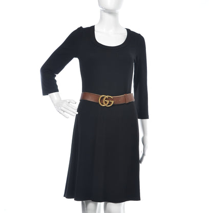 Gucci Faded Calfskin Double G 40mm Belt 80 32 Cuir 2 of 7