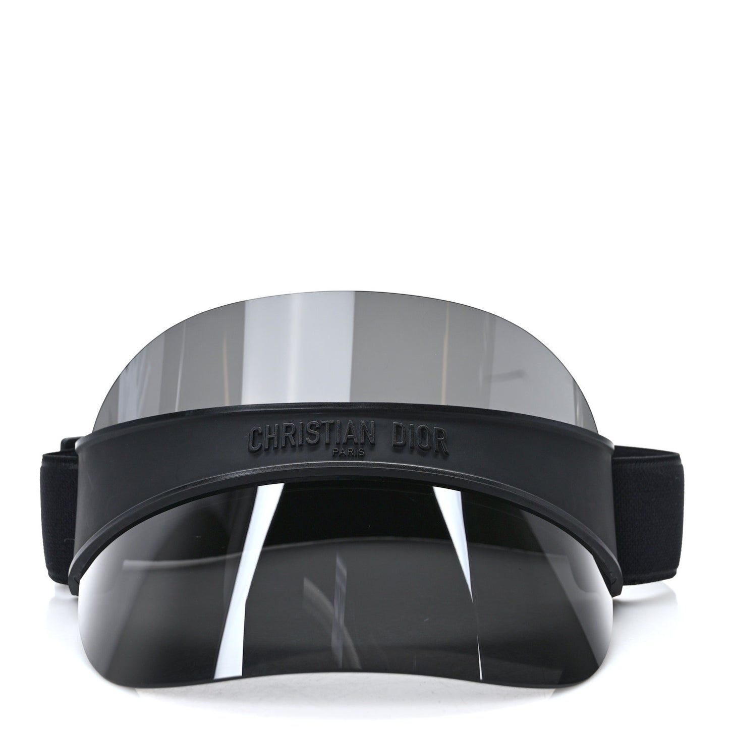 Mirrored DiorClubV1U Sun Visor Black