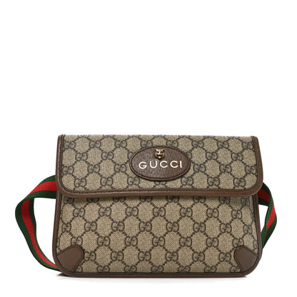 Gucci GG Supreme Monogram Neo Vintage Web Belt Bag Brown 1 of 10