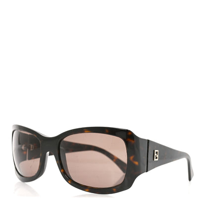 Fendi Acetate Rectangular Sunglasses FS296 Havana 1 of 6