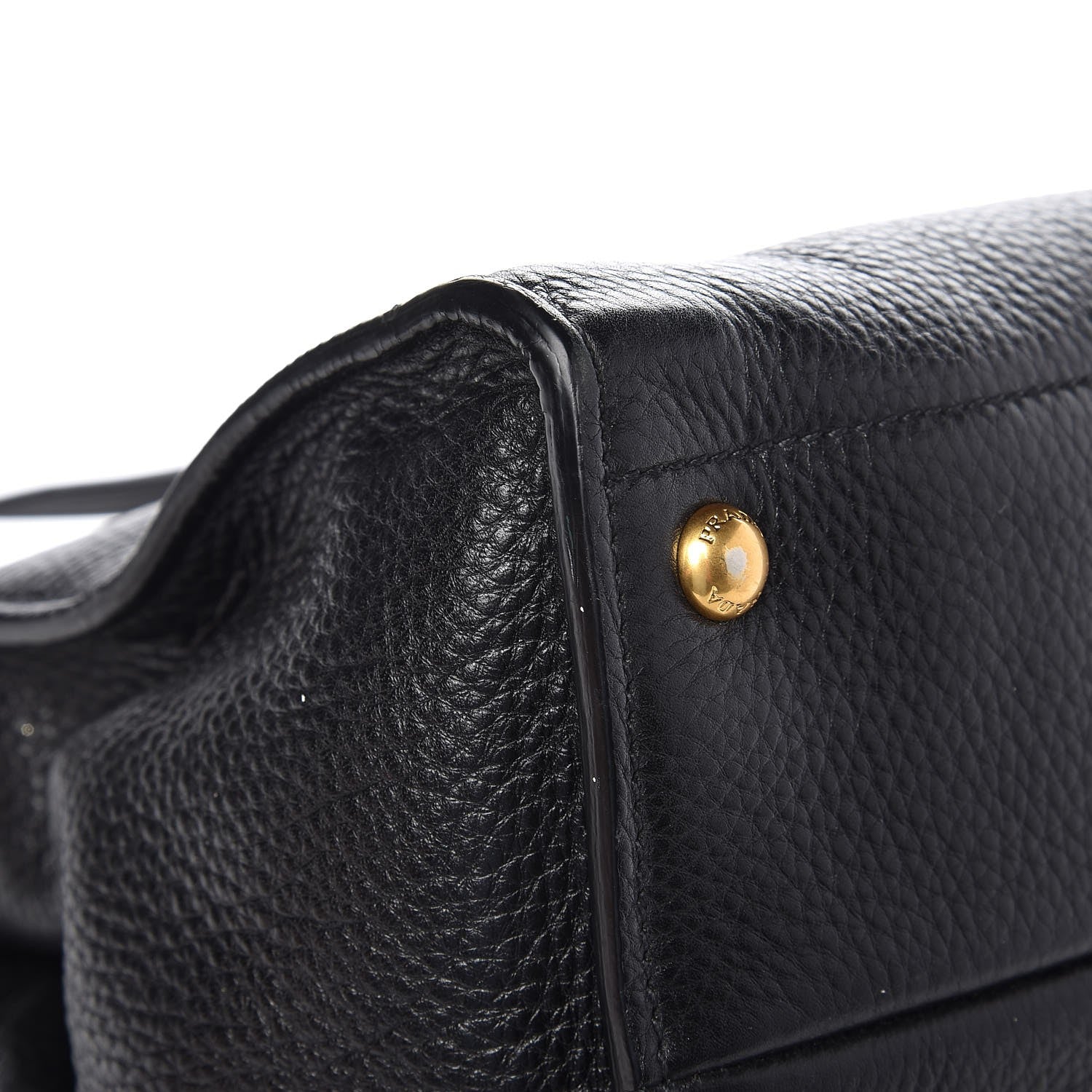 Prada Vitello Daino Shopping Tote Nero Black 7 of 10