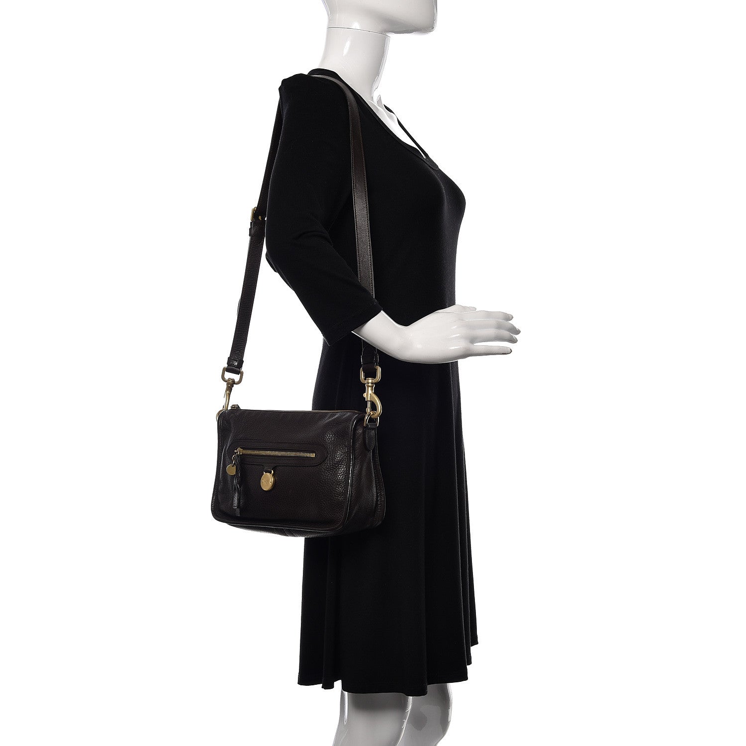 Mulberry Calfskin Somerset Shoulder Bag Brown 2 of 13