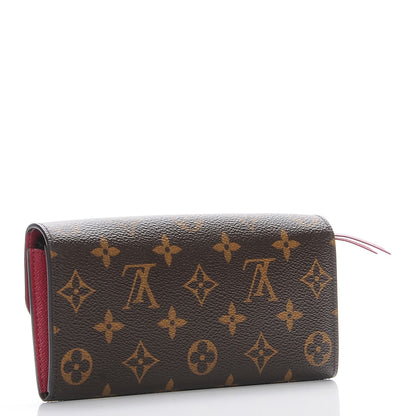 Louis Vuitton Monogram Emilie Wallet Fuchsia 3 of 7