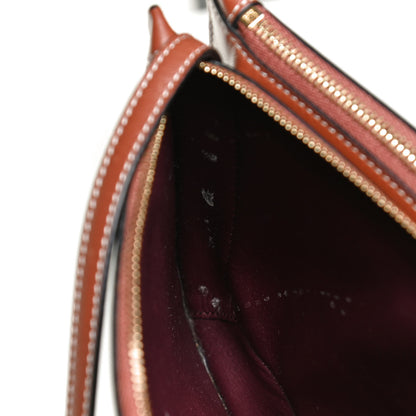 Loewe Calfskin Gate Double Zip Pouch Crossbody Brick 12 of 12