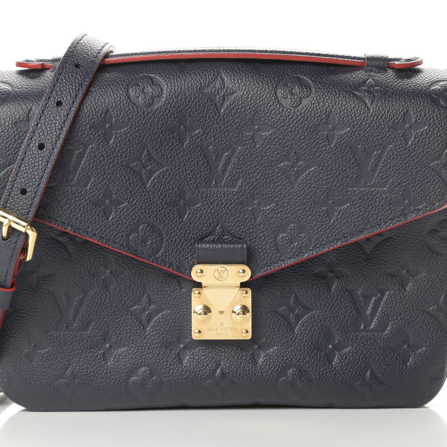 Louis Vuitton Empreinte Pochette Metis Marine Rouge 9 of 13