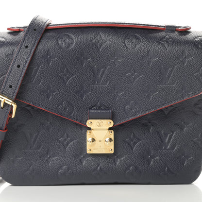 Louis Vuitton Empreinte Pochette Metis Marine Rouge 9 of 13