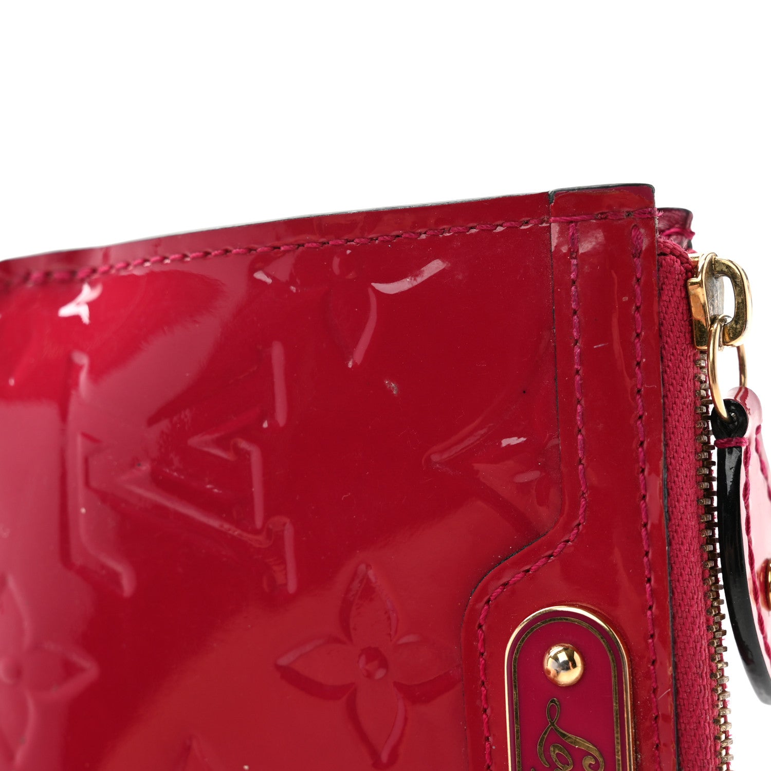 Louis Vuitton Vernis Key Pouch Rose Indien 11 of 12