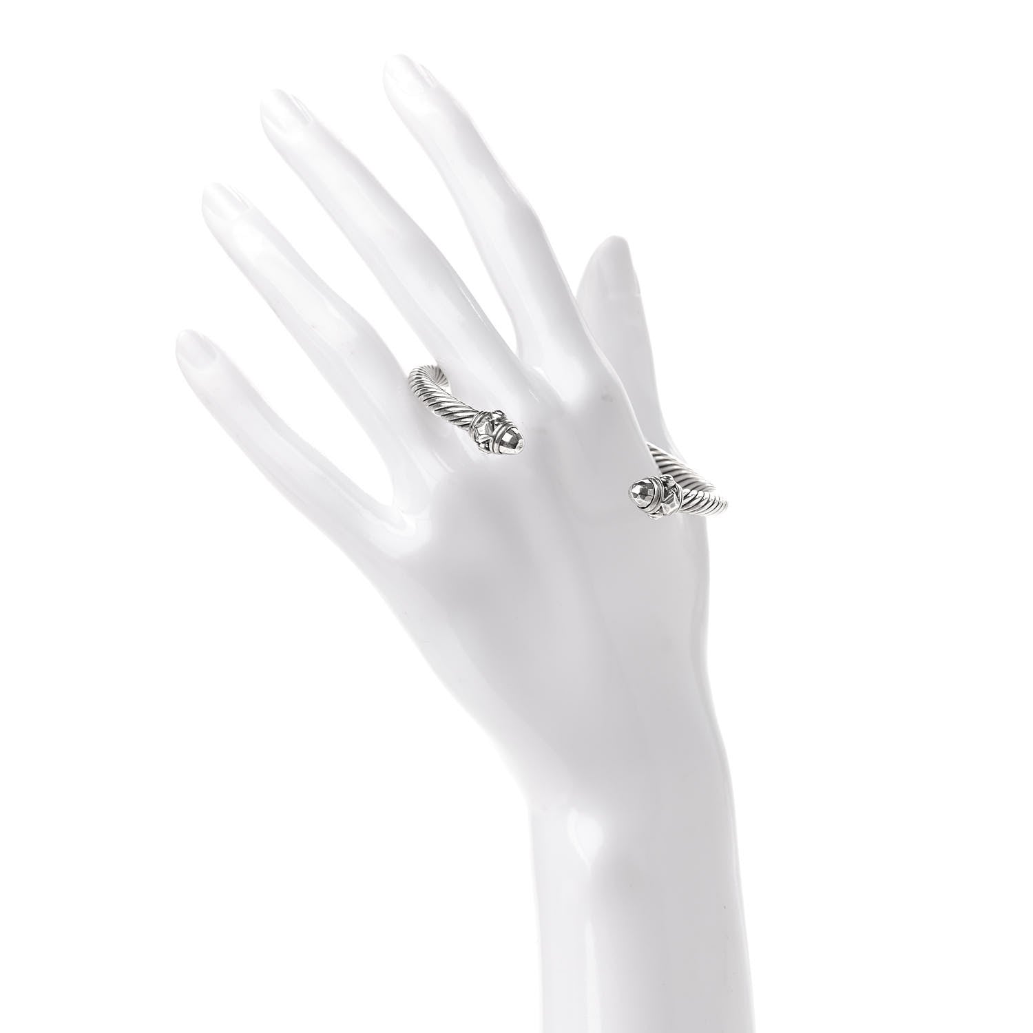 David Yurman Sterling Silver 5mm Renaissance Bracelet 2 of 5