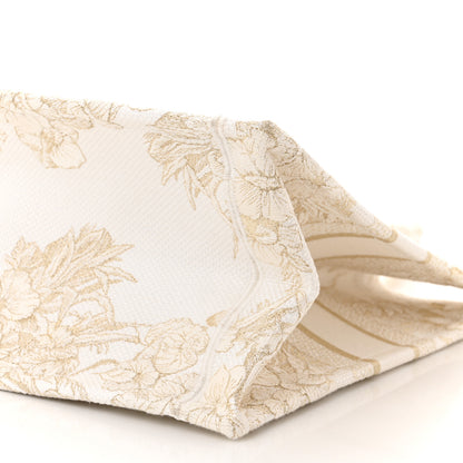 Christian Dior Canvas Embroidered Medium Rêve d'Infini Book Tote Gold 11 of 11