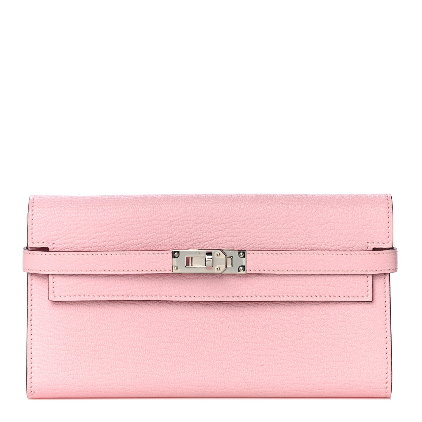 Chevre Mysore Kelly Longue Wallet Rose Sakura
