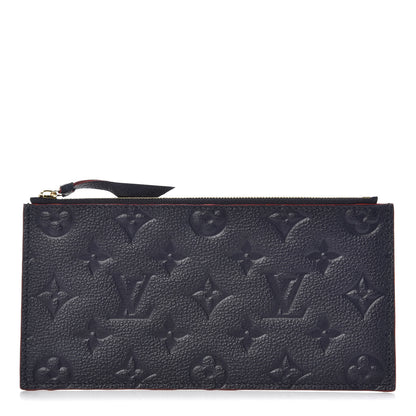 Louis Vuitton Empreinte Felicie Chain Wallet Zippered Insert Marine Rouge 1 of 6
