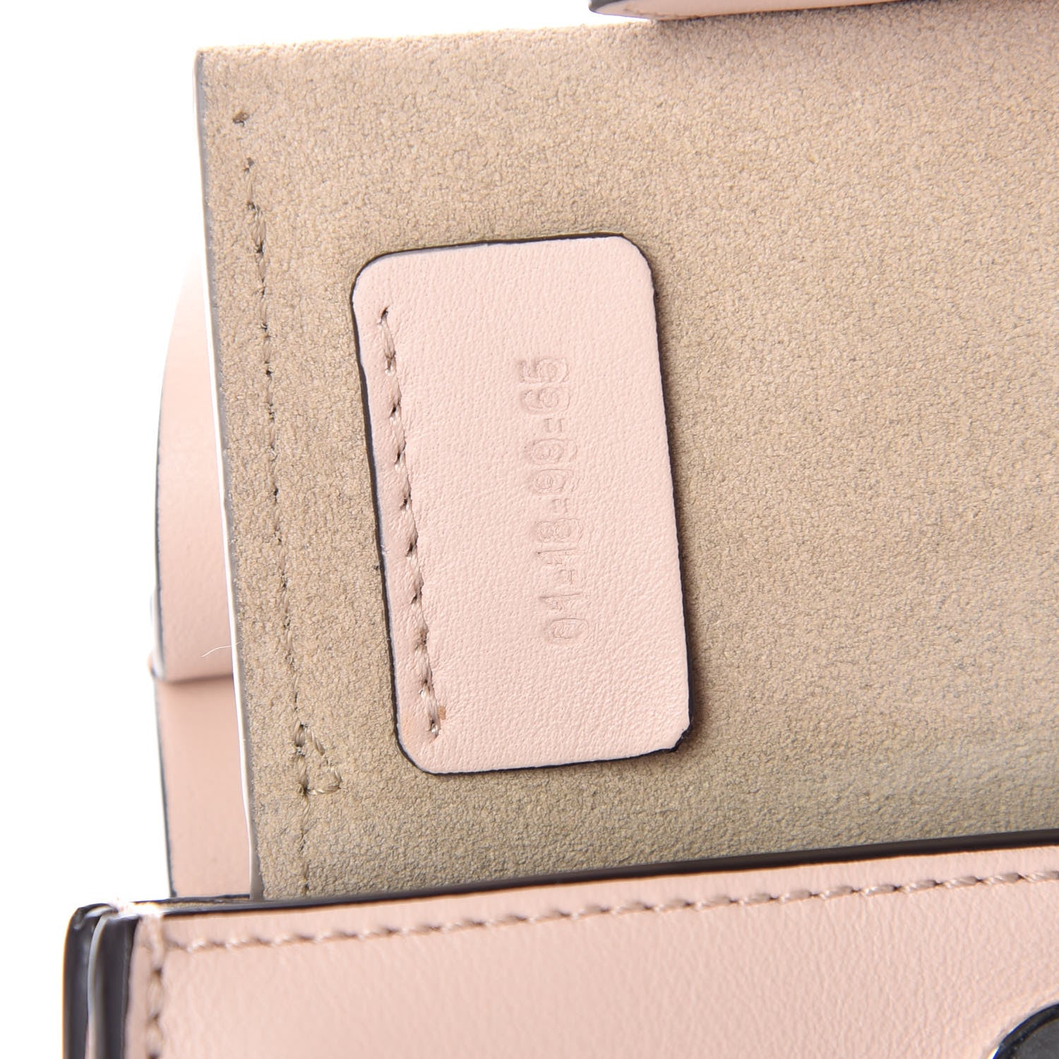 Chloe Suede Calfskin Mini Faye Bracelet Bag Cement Pink 8 of 11