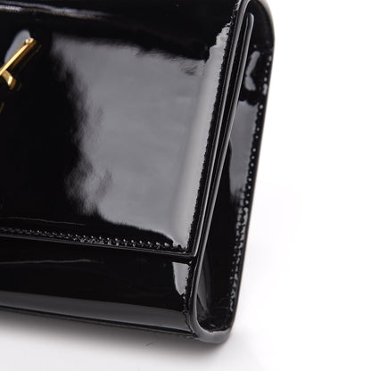 Saint Laurent Patent Small Monogram Kate Satchel Black 8 of 10