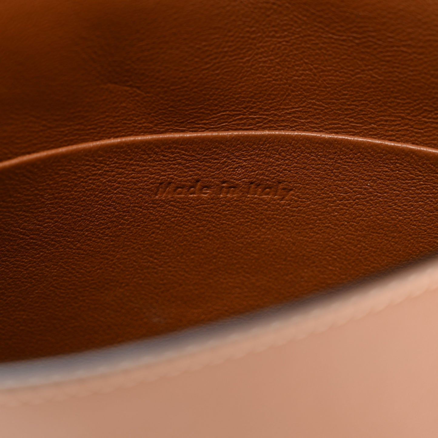 Supersoft Calfskin Small Trotteur Caramel