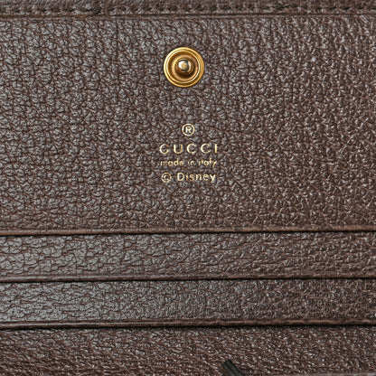Gucci X DISNEY GG Supreme Monogram Web Three Little Pigs Ophidia Card Case Wallet Beige New Acero 6 of 11
