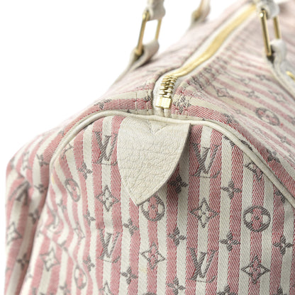 Louis Vuitton Mini Lin Croisette Speedy 30 Rouge 8 of 10