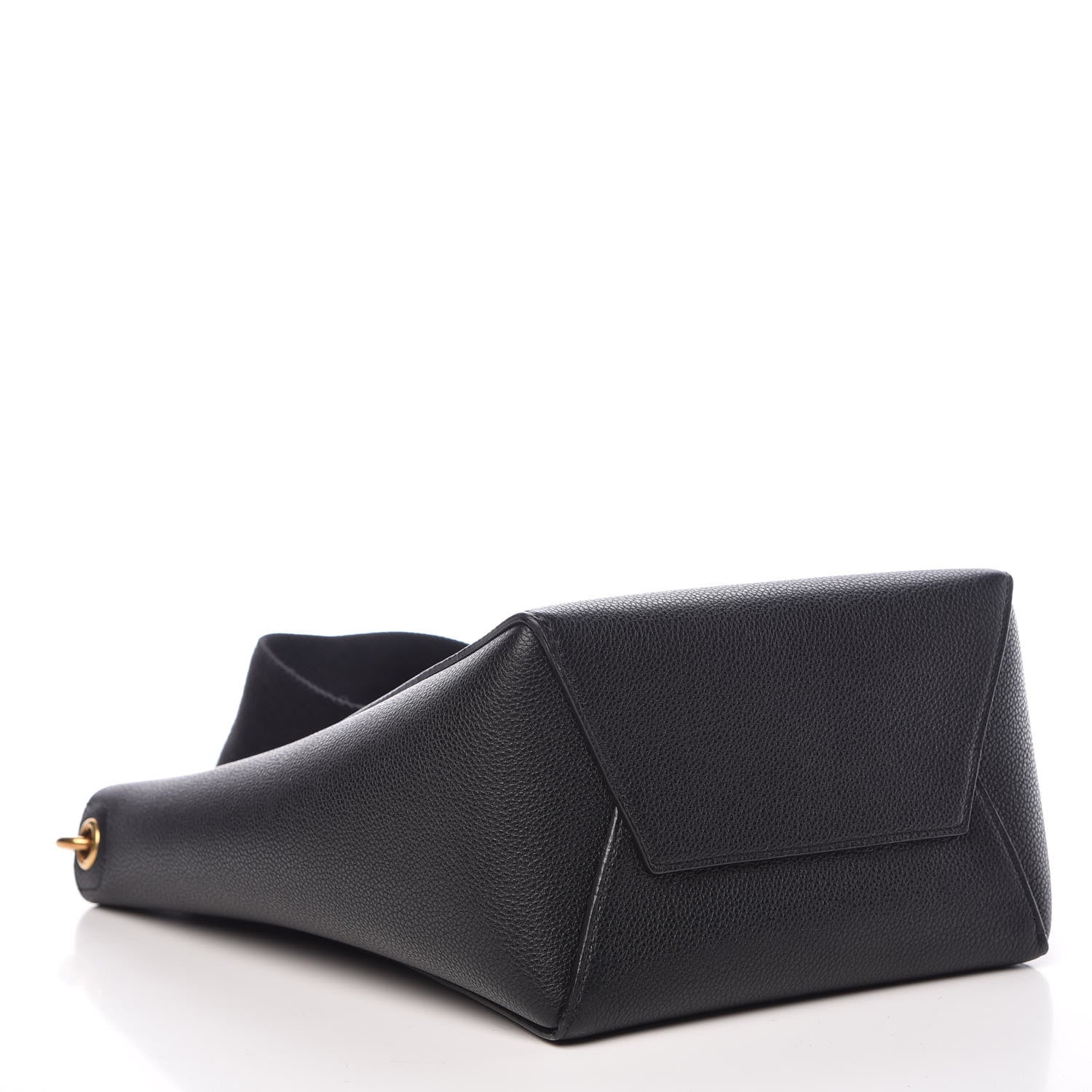 Celine Soft Grained Calfskin Small Sangle Bucket Bag Black 4 of 10