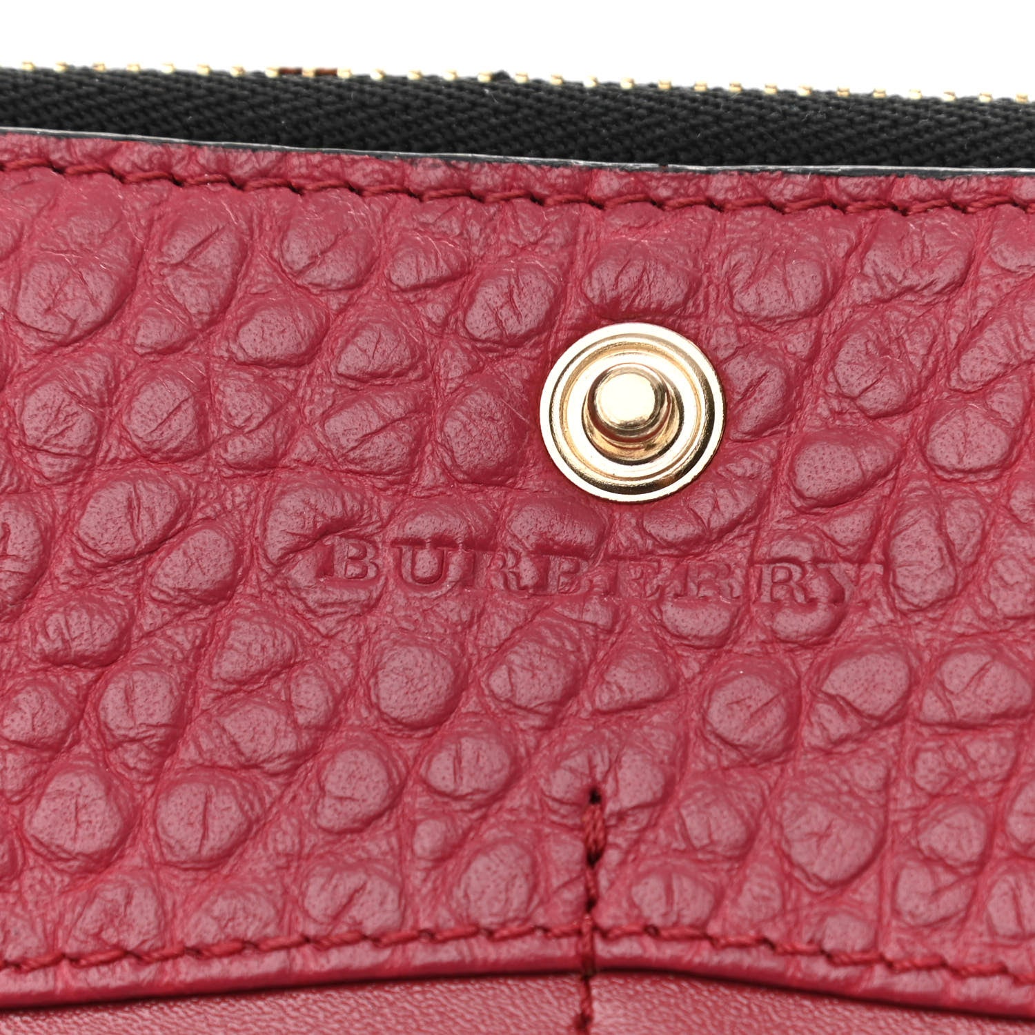 Burberry Heritage Grain Alvington Continental Wallet Damson Magenta 7 of 9