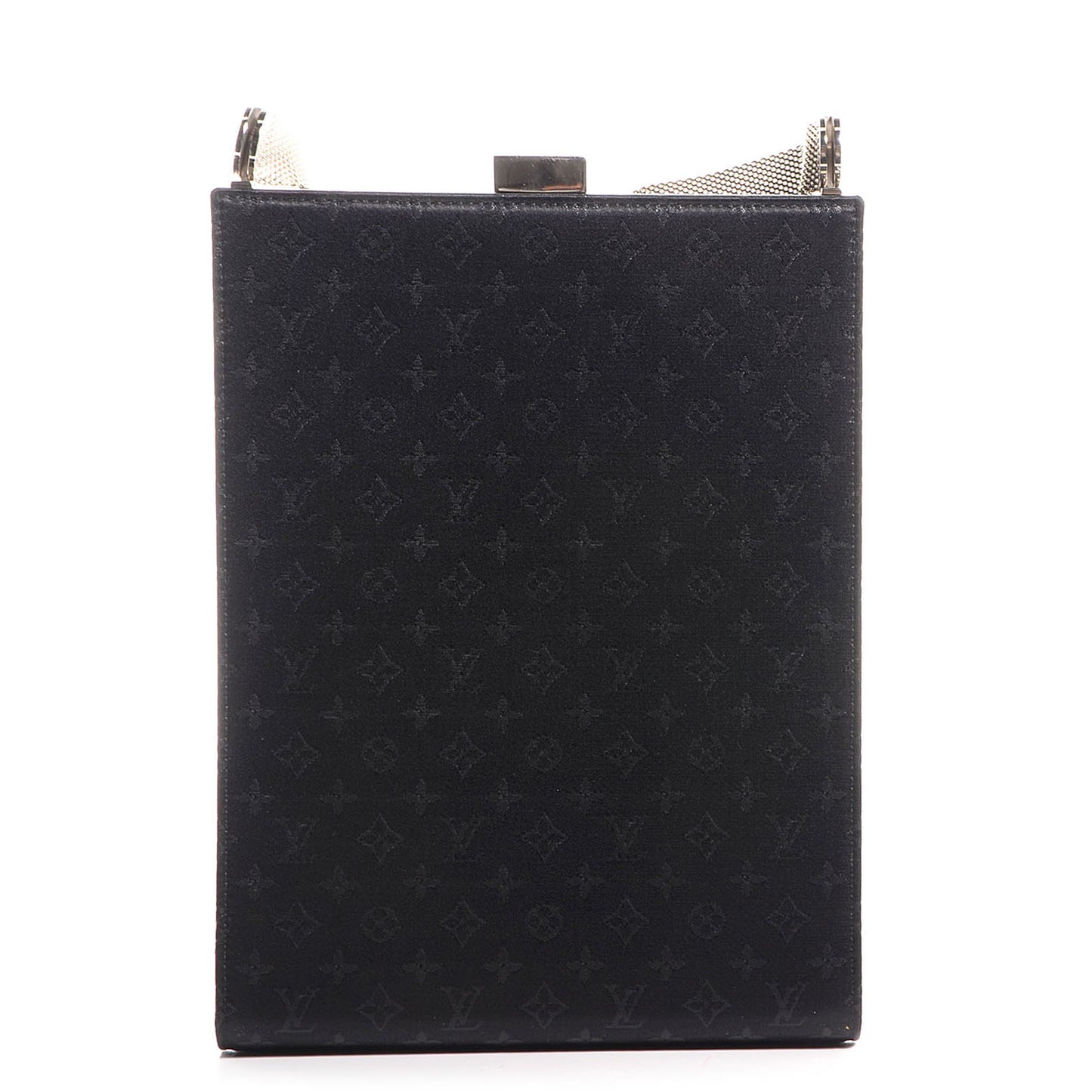Satin Monogram Ange GM Black