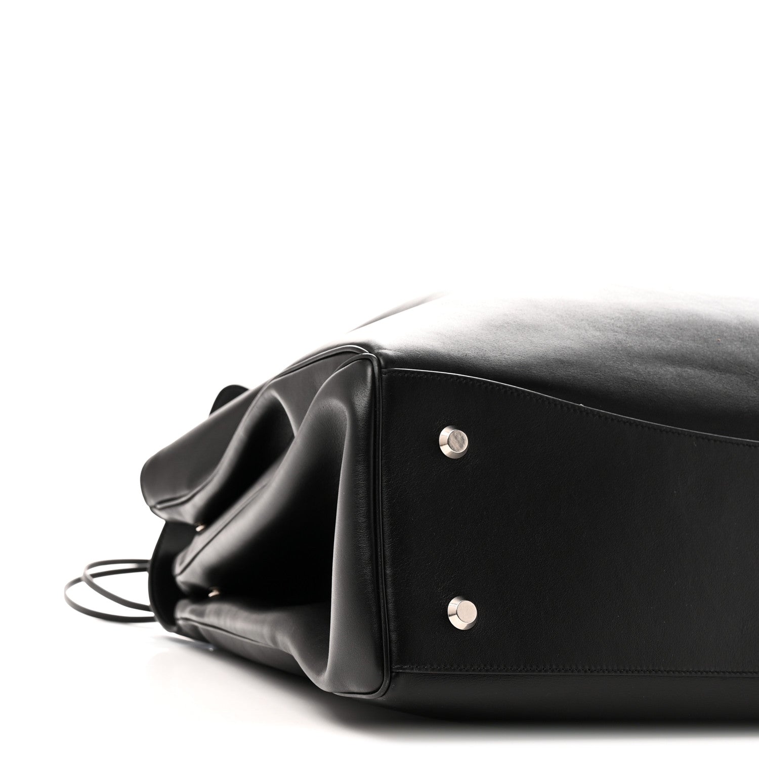 Balenciaga Smooth Calfskin Rodeo XL Top Handle Handbag Black 9 of 10