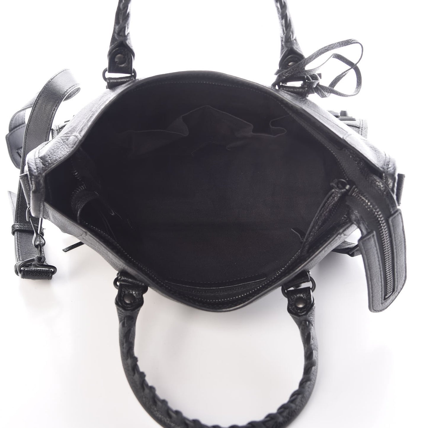 Chevre Black Metallic Edge Hardware S City Black